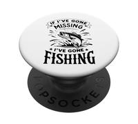 Se sono scomparso sono andato a pescare godere PopSockets PopGrip Adesivo