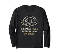 Se spaventato Si ritirerà nel Mio Guscio introverso Maglia a Manica
