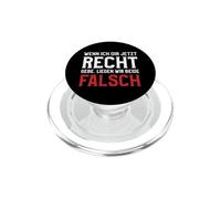 Se ti dirò a destra siamo entrambi sbagliati PopSockets PopGrip per MagSafe