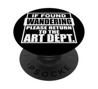 Se trovato chiedendosi si prega di tornare al dipartimento artistico insegnare PopSockets PopGrip Adesivo