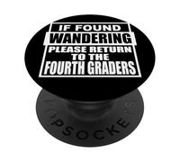 Se trovato chiedendosi si prega di tornare alla quarta elementare 4 ° PopSockets PopGrip Adesivo