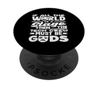 Se tutto il mondo è un amante della musica teatrale PopSockets PopGrip Adesivo