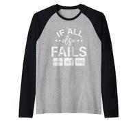 Se Tutto Il Resto fallisce, controlla Alt Elimina Divertente Maglia con Maniche Raglan
