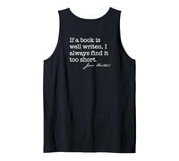 Se Un Libro Ben Scritto Troppo Breve Jane Austen Citazione Meme Back Canotta