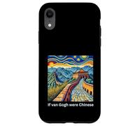 Se Van Gogh fosse Cinese Divertente Notte Stellata Grande Muraglia Cina Custodia per iPhone XR
