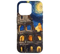 Se Van Gogh fosse l'artista divertente del Colosseo della Notte Stellata italiana Custodia per iPhone 16 Pro