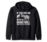 Se Vedete Un Elefante con Un Costume da Basket, Un Giocatore Felpa con Cappuccio