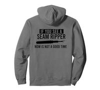 SE Vedi Un Seam Ripper Ora Non È Un Buon Tempo Cucire Meme Felpa con Cappuccio