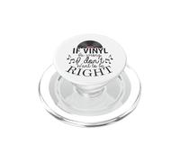 Se Vinyl è sbagliato, non voglio avere ragione PopSockets PopGrip per MagSafe