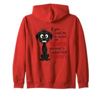 Se Vuoi Che Controlli la mia stupidità sul Controllo del Temperamento Felpa con Cappuccio