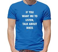 Se Vuoi Che Ti Ascolti, Parla Di Biciclette - Maglietta Da Uomo - Bicicletta