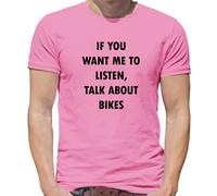 Se Vuoi Che Ti Ascolti, Parla Di Biciclette - Maglietta Da Uomo - Bicicletta