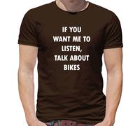 Se Vuoi Che Ti Ascolti, Parla Di Biciclette - Maglietta Da Uomo - Bicicletta