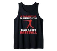 Se Vuoi Che Ti ascolti Parlare di Baseball Canotta