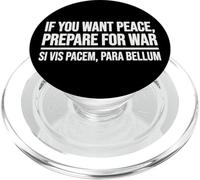 SE VUOI LA PACE PREPARATI PER LA GUERRA SI VIS PACEM PARA BELLUM PopSockets PopGrip per MagSafe