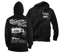 Se7en Deadly Champion Embalming Fluid Seven Victorian Coach Gothic Hoodie 1020-H