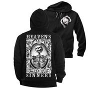 Se7en Deadly Volta Celeste Sinners Angeli Diavoli Scheletro Teschi Gothic Felpa