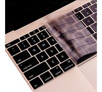 'Se7en Line Silicone Tastiera QWERTZ protezione (EU Tastiera Tedesca gestaltung/Layout) per Apple MacBook Air/Pro/Pro Retina 13"/15"/17 pollici Transparent-Clear UK Version