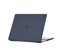 Se7enline Cover Compatibile con Microsoft Surface Laptop Go 2020-2023 12,4 Pollici - Custodia Protettiva Rigida Nera Opaca