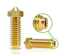 Sea 3D 5 ugelli da 0,4 mm per Anycubic Kobra 3, Kobra 2, Max Neo, Plus 3D stampante Nozzle 1,75 mm