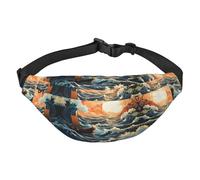 Sea and Sail - Marsupio a tracolla grande, alla moda, da viaggio, casual, per ragazzi, adatto per sport, corsa, ciclismo, viaggi, pesca