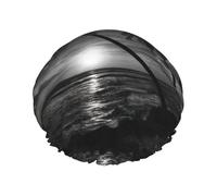 Sea And Tree In The Night Multi-Scene e Multiuso Doccia Spa Doppio Strato Impermeabile Cuffia Doccia E Cuffia Cucina, Adatto Per Adulti, Bambini E Uomini E Donne.