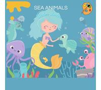 Sea animals coloring book: Water stories