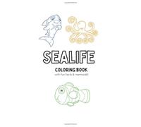 Sea Animals Coloring Book: with fun facts & mermaids!