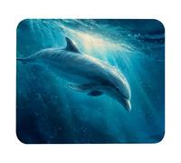 Sea Animals Dolphin (3) Tappetino Mouse Soffice Tappetini per Il Mouse Durevole Mousepad per Lavoro Pc Casa 25X30Cm