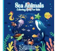 Sea Animals: Simple and Cute Coloring Book