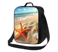 Sea Beach Borsa per il pranzo a forma di stella marina per donne e uomini Scatola per il pranzo riutilizzabile per ufficio Picnic Contenitore per il pranzo isolato a tenuta stagna Borse per il pranzo