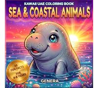 SEA & COASTAL ANIMALS: KAWAII UAE COLORING BOOK