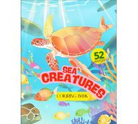 Sea Creatures Coloring Book: Fish & Underwater Ocean Animals to Color for Kids Ages 4-8