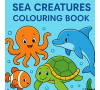 Sea creatures: Ocean Animals Colouring Book