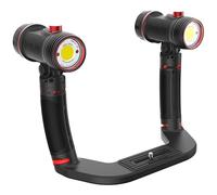 Sea Dragon Duo 6000F - Set di potenziamento del colore per foto e video subacquei, due potenti luci da 3000 lumen, regolazione della temperatura del colore e controllo della luminosità