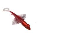 SEA DREAM - FLY FISH JLC NUOVO ARTIFICIALE IN SILICONE PESCE VOLANTE (REAL RED, 150, Grammi)