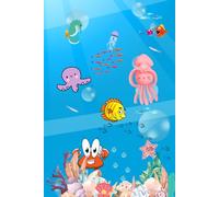 Sea Fish, Turtle, and Crab Notebook: Size at 6x9 inches 100 Pages