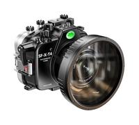 Sea frogs Custodia per fotocamera subacquea, compatibile con Fujifilm XT-4 16-50/18-55mm IPX8 40m/130ft massima profondità di immersione impermeabile custodia per immersioni, surf, canottaggio