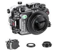 Sea frogs Custodia per fotocamera subacquea compatibile con Sony A6700 IPX8, E 3.5-5.6/PZ 16-50 OSS, profondità massima di immersione fino a 40 m, custodia impermeabile per immersioni, surf