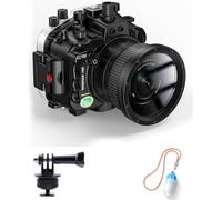 Sea frogs Custodia per fotocamera subacquea compatibile con Sony A7RIV 28-70 mm 40 m profondità massima di immersione IPX8 custodia impermeabile per fotocamera per immersioni, surf, canottaggio, sci