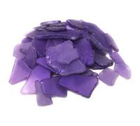 Sea Glass | 11oz Tumbled Sea Glass Decor | Bulk Seaglass Pieces for Beach Wedding Decor & Crafts | Plus Free Nautical eBook by Joseph Rains Dark Purpl