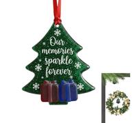 Sea Glass Ornament Decor - Coastal Christmas Pendant for Holiday Display | Handcrafted Charm with Inspired Colors & Hanging Loop for Indoor Trees, Gatherings, and Seasonal Home Accents