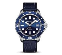 SEA-GULL Orologio automatico meccanico da subacqueo per uomo, 200 m, impermeabile, abito da lavoro, calendario luminoso, orologio da polso, 40 mm, Serie Oceano 6204, cinghia