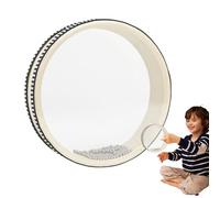 Sea Hand Drum - Strumento a percussione double face Wave Rain Sound con caldaia in legno duro | Rilassante rumore marino per alleviare lo stress, meditazione, musicoterapia, per bambini, adulti, a