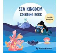 Sea Kingdom Coloring Book for Kids Age 3 to 8