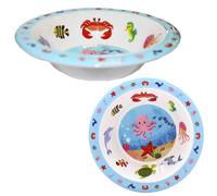 Sea Life Bowl Set Da Tavola Per Bambini In Melamina