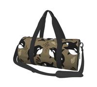 Sea Life Whale Divertente grande pesce animale, Borsone da viaggio di grande capacità Borsa rotonda Borsa da viaggio sportiva Borsa da viaggio Borsa da fitness