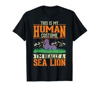 Sea Lion Human Costume Halloween Leone marino Maglietta
