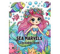 Sea Marvels Colouring Book: Ocean Animal Designs for Kids aged 4-8