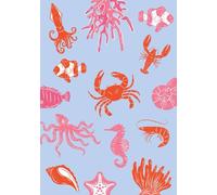 Sea Notebook - dot grid journal A5 size - 100 pages: A playful and summery notebook for bullet journaling, sketching, and organizing